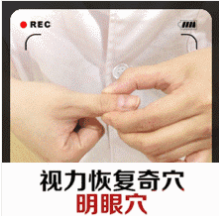 护眼穴位按摩
